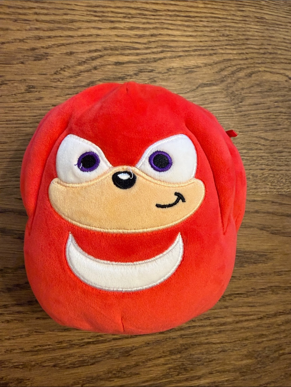 Knuckles- Red Plush Character Stuffed Animal - Smiling Face Plush Toy 6 inches